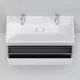 Заказать Комплект мебели белый матовый 120,8 см Am.Pm Inspire 2.0 M50AFHX1203WM + M50AWPC1201WG + M50AMOX1201SA в магазине сантехники Santeh-Crystal.ru