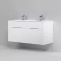 Тумба с раковиной белый матовый 120,8 см Am.Pm Inspire 2.0 M50AFHX1203WM + M50AWPC1201WG Тумба с раковиной белый матовый 120,8 см Am.Pm Inspire 2.0 M50AFHX1203WM + M50AWPC1201WG