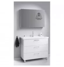 Комплект мебели белый глянец 101,5 см Aqwella Manchester MAN01103 + 4640021065204 + MC.04.10