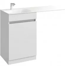 Тумба с раковиной белый глянец 115 см Aqwella Forma FOR0105KR + FOR.11.04.D-L