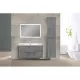 Заказать Комплект мебели бетон 100 см Vincea Paola VMC-2P100BT + VCB-2VP100W + VLM-2A100 в магазине сантехники Santeh-Crystal.ru