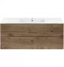 Тумба с раковиной дуб винтаж 121,5 см Vincea Mia VMC-2MC120VO + VBS-13120