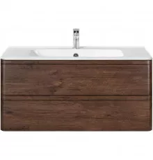 Тумба с раковиной дуб винтаж 100 см Vincea Vico VMC-2V100RW + VCB-2VP100W