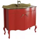 Тумба красный матовый 101,6 см Caprigo Bourget 11026-B014