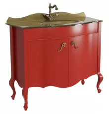 Тумба красный матовый 101,6 см Caprigo Bourget 11026-B014