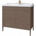 Тумба шоколад матовый 98 см Caprigo Genova 34416-TP809