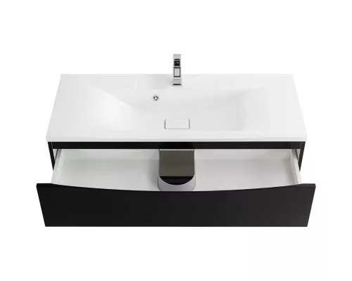 Купить Тумба Nero Lucido 109,6 см BelBagno Marino MARINO-1100-2C-SO-NL-P в магазине сантехники Santeh-Crystal.ru