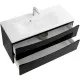 Купить Тумба Nero Lucido 109,6 см BelBagno Marino MARINO-1100-2C-SO-NL-P в магазине сантехники Santeh-Crystal.ru