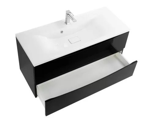 Купить Тумба Nero Lucido 109,6 см BelBagno Marino MARINO-1100-2C-SO-NL-P в магазине сантехники Santeh-Crystal.ru