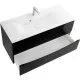 Купить Тумба Nero Lucido 109,6 см BelBagno Marino MARINO-1100-2C-SO-NL-P в магазине сантехники Santeh-Crystal.ru