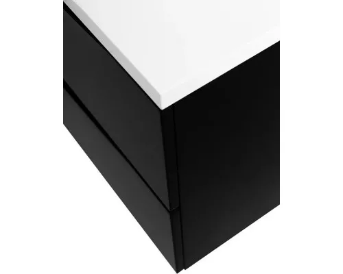 Купить Тумба Nero Lucido 109,6 см BelBagno Marino MARINO-1100-2C-SO-NL-P в магазине сантехники Santeh-Crystal.ru