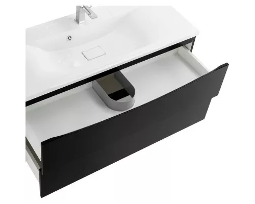 Купить Тумба Nero Lucido 109,6 см BelBagno Marino MARINO-1100-2C-SO-NL-P в магазине сантехники Santeh-Crystal.ru