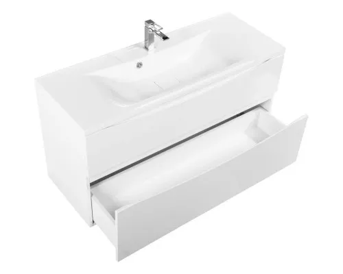Приобрести Тумба Bianco Lucido 109,6 см BelBagno Marino MARINO-H60-1100-2C-SO-BL-P в магазине сантехники Santeh-Crystal.ru