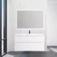 Приобрести Тумба Bianco Lucido 109,6 см BelBagno Marino MARINO-H60-1100-2C-SO-BL-P в магазине сантехники Santeh-Crystal.ru