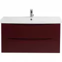 Тумба Bordo Lucido 96,4 см BelBagno Marino MARINO-CER-1000-2C-SO-BRDL-P