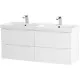 Приобрести Тумба Bianco Lucido 117,2 см BelBagno Marino MARINO-CER-1200-4C-SO-2-BL-P в магазине сантехники Santeh-Crystal.ru