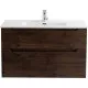 Купить Тумба Rovere Moro 99,6 см BelBagno Etna ETNA-H60-1000-2C-SO-RW-P в магазине сантехники Santeh-Crystal.ru