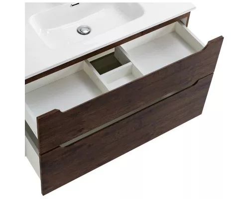 Купить Тумба Rovere Moro 99,6 см BelBagno Etna ETNA-H60-1000-2C-SO-RW-P в магазине сантехники Santeh-Crystal.ru