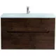 Купить Тумба Rovere Moro 99,6 см BelBagno Etna ETNA-H60-1000-2C-SO-RW-P в магазине сантехники Santeh-Crystal.ru