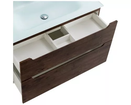 Купить Тумба Rovere Moro 99,6 см BelBagno Etna ETNA-H60-1000-2C-SO-RW-P в магазине сантехники Santeh-Crystal.ru