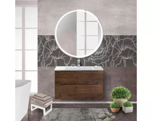 Купить Тумба Rovere Moro 99,6 см BelBagno Etna ETNA-H60-1000-2C-SO-RW-P в магазине сантехники Santeh-Crystal.ru