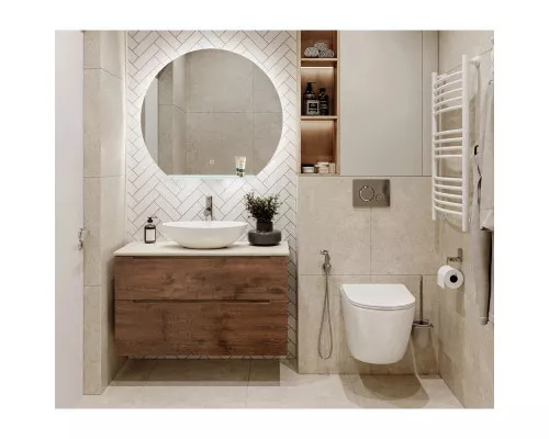Купить Тумба Rovere Moro 99,6 см BelBagno Etna ETNA-H60-1000-2C-SO-RW-P в магазине сантехники Santeh-Crystal.ru