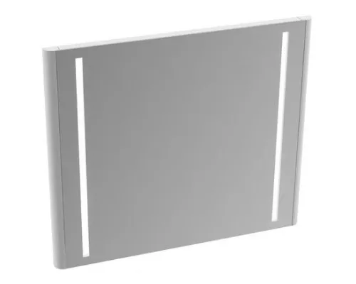 Приобрести Зеркало с LED подсветкой белый глянец 70х60 см Ravak Evolution X000000398 в магазине сантехники Santeh-Crystal.ru