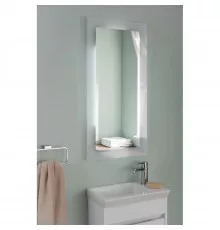 Зеркало 45х90 см с подсветкой алюминий Aquanet Нота 00159094