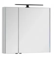 Зеркальный шкаф 80х75 см белый Aquanet Латина 00179635