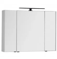 Зеркальный шкаф 100х75 см белый Aquanet Латина 00179636