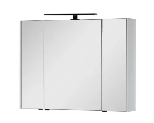 Купить Зеркальный шкаф 100х75 см белый Aquanet Латина 00179636 в магазине сантехники Santeh-Crystal.ru