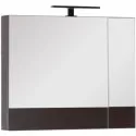 Зеркальный шкаф 75х67 см венге Aquanet Нота 00159109