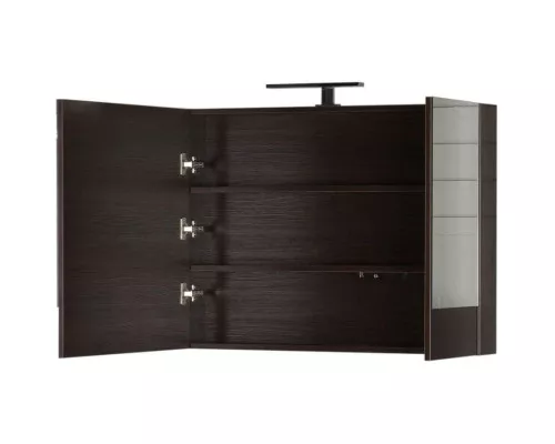 Заказать Зеркальный шкаф 90х67 см венге Aquanet Нота 00159110 в магазине сантехники Santeh-Crystal.ru