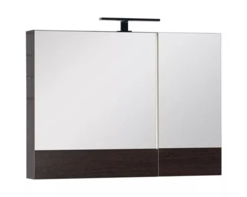 Заказать Зеркальный шкаф 90х67 см венге Aquanet Нота 00159110 в магазине сантехники Santeh-Crystal.ru