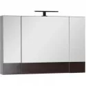 Зеркальный шкаф 100х67 см венге Aquanet Нота 00159111