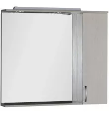 Зеркальный шкаф 100х87 см с подсветкой белый дуб Aquanet Донна 00169184