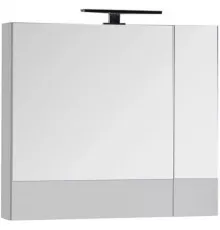 Зеркальный шкаф 75х67 см белый Aquanet Верона 00175381