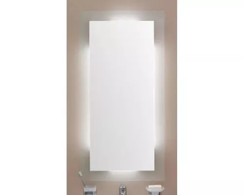Купить Зеркало 50х100 см с подсветкой алюминий Aquanet Нота 00159095 в магазине сантехники Santeh-Crystal.ru