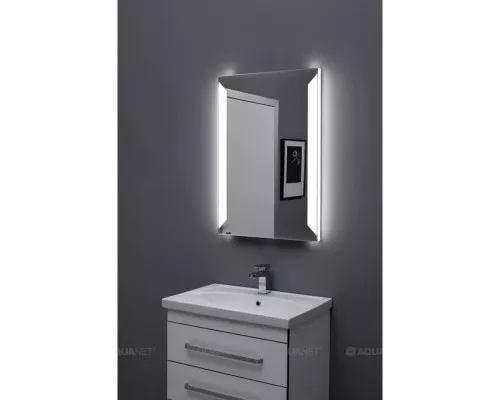 Купить Зеркало с подсветкой 110х85 см Aquanet Сорренто 00196655 в магазине сантехники Santeh-Crystal.ru