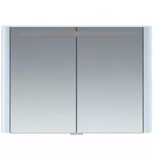 Зеркальный шкаф 100х70 см светло-голубой глянец Am.Pm Sensation M30MCX1001BG