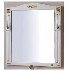 Зеркало 83х92,5 см слоновая кость золотая патина Atoll Венеция