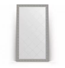 Зеркало напольное 111х201 см чеканка серебряная Evoform Exclusive-G Floor BY 6386