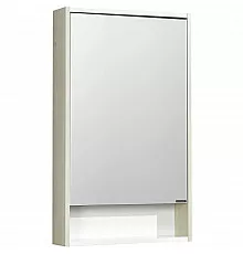 Зеркальный шкаф 51х86 см белый глянец/ясень фабрик Акватон Рико 1A212302RIB90