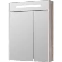 Зеркальный шкаф дуб фьорд 60х78 см Акватон Сильва 1A216202SIW60 Зеркальный шкаф дуб фьорд 60х78 см Акватон Сильва 1A216202SIW60