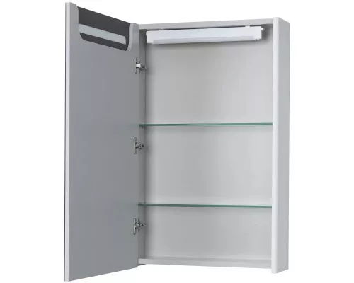 Купить Зеркальный шкаф 50х78 см дуб полярный Акватон Сильва 1A215502SIW7L в магазине сантехники Santeh-Crystal.ru