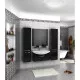 Купить Зеркало 80х85,8 см черный Акватон Ария 1A141902AA950 в магазине сантехники Santeh-Crystal.ru