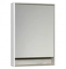 Зеркальный шкаф белый глянец/бетон пайн 60х85 см Акватон Капри 1A230302KPDA0