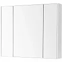 Зеркальный шкаф 100х81 см белый глянец Акватон Беверли 1A237202BV010
