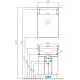 Купить Зеркало 60х85 см Акватон Фиджи 1A179502FG010 в магазине сантехники Santeh-Crystal.ru