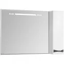 Зеркальный шкаф 100х86,8 см белый глянец R Акватон Диор 1A167902DR01R Зеркальный шкаф 100х86,8 см белый глянец R Акватон Диор 1A167902DR01R